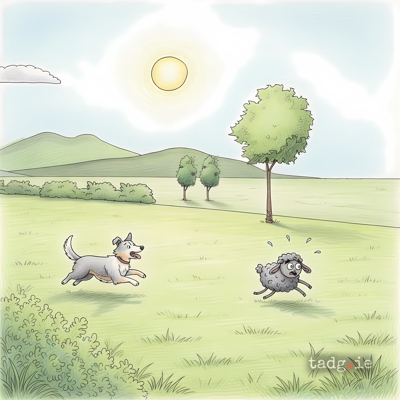 He chased him! - ... then remarked ...