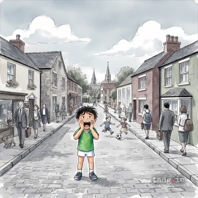 Desperately scouring! - remy,kid-lit