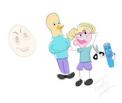 snippy-n-cool-dude-baldy-friend.png - Snippy n cool dude with baldy friend