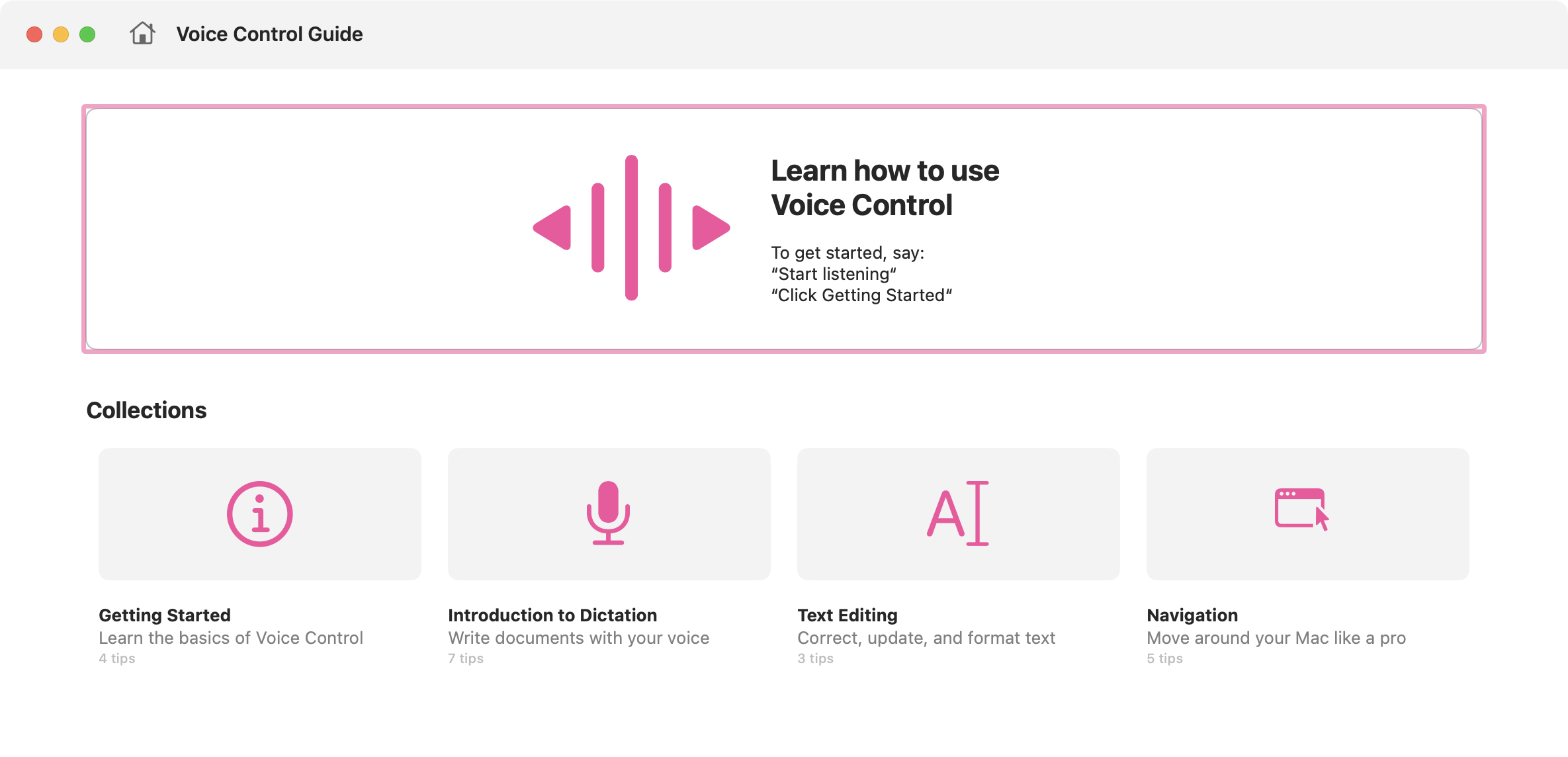 macOS voice control guide