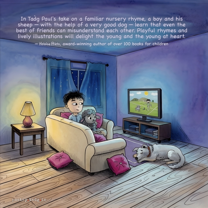 back cover: remy and friends watching television